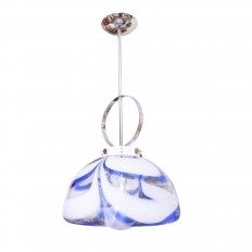 Swirl design blue pendant 